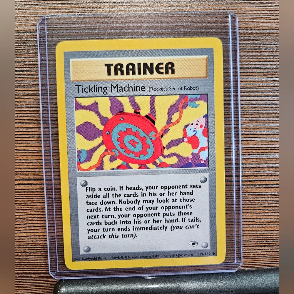 Pokemon Trainer Card - Tickling Machine 119/132